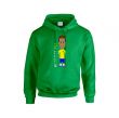 Neymar Player Hooded Top (green)