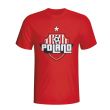 Poland Country Logo T-shirt (Red)