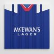 Rangers 1992 Football Canvas Print