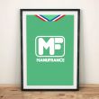 St Etienne 1975 Football Shirt Art Print