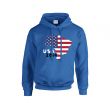 Usa 2014 Country Flag Hoody (blue)