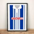 West Brom 1992 Football Shirt Art Print