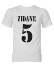 Zinedine Zidane Real Madrid Galactico T-Shirt (White)