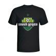 South Africa Country Logo T-shirt (black)