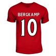Dennis Bergkamp Arsenal Hero T-shirt (red)
