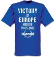 2012 Chelsea Victory in Europe T-Shirt (Blue)