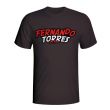 Fernando Torres Comic Book T-shirt (black)