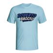 Roberto Baggio Comic Book T-shirt (sky Blue)