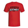 Wayne Rooney Comic Book T-shirt (red)