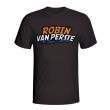 Robin Van Persie Comic Book T-shirt (black) - Kids