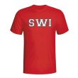 Switzerland Country Iso T-shirt (red) - Kids