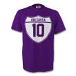 Manuel Rui Costa Fiorentina Crest Tee (purple)
