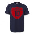 Zlatan Ibrahimovic Psg Crest Tee (navy)