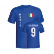 Mario Balotelli Italy Flag T-shirt (blue)