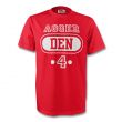 Dan Agger Denmark Den T-shirt (red) - Kids