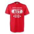 Austria Aut T-shirt (red) Your Name (kids)