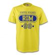 Romania Rom T-shirt (yellow) Your Name (kids)