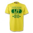 Lithuania Lit T-shirt (yellow) Your Name (kids)