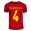 Pep Guardiola Spain Hero T-shirt (red)