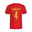 Vincent Kompany Belgium Hero T-shirt (red)