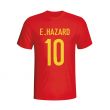 Eden Hazard Belgium Hero T-shirt (red)