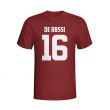 Daniele De Rossi Roma Hero T-shirt (maroon) - Kids