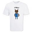 Italy Mascot Soccer T-shirt