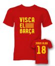 Jordi Alba Visca El Barca Hero T-Shirt (Red)