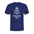 Keep Calm And Follow Psg T-shirt (navy) - Kids