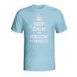 Keep Calm And Follow Marseille T-shirt (sky Blue)