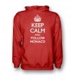Keep Calm And Follow Monaco Hoody (red) - Kids