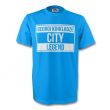 Georgi Kinkladze Man City Legend Tee (sky Blue)