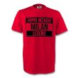 Filippo Inzaghi Ac Milan Legend Tee (red) - Kids