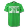 Henrik Larsson Celtic Legend Tee (green)