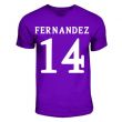 Matias Fernandez Fiorentina Hero T-shirt (purple)