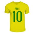 Pele Brazil Hero T-shirt (yellow)