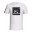 Franz Beckenbauer Germany Periodic Table T-shirt (white)