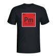 Paolo Maldini Ac Milan Periodic Table T-shirt (black)