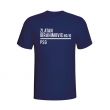 Zlatan Ibrahimovic Psg Squad T-shirt (navy)