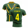 2024-2025 South Africa Springboks Flag Concept Rugby Shirt (Etzebeth 4)