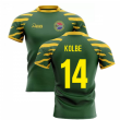 2025-2026 South Africa Springboks Home Concept Rugby Shirt (Kolbe 14)