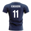 2025-2026 Scotland Flag Concept Rugby Shirt (Kinghorn 11)