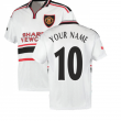 1999 Manchester United Away Football Shirt (Your Name)