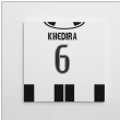 Juventus 16-17 Canvas Print (Khedira 6)