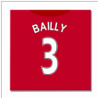 Man United 16-17 Canvas Print (Bailly 3)