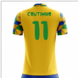 2025-2026 Brazil Home Concept Football Shirt (Coutinho 11)