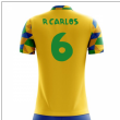2025-2026 Brazil Home Concept Football Shirt (R Carlos 6)