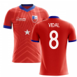 2025-2026 Chile Home Concept Football Shirt (VIDAL 8)