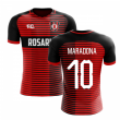 2018-2019 Newells Old Boys Fans Culture Home Concept Shirt (Maradona 10)