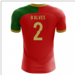 2025-2026 Portugal Flag Home Concept Football Shirt (B.Alves 2)